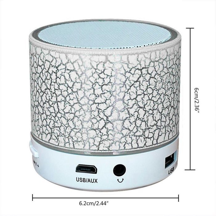 niceEshop(TM) Mini Portable Bluetooth Speaker, Superb Stereo Sound , Enhanced Bass, Long Range Wireless Speaker... N17