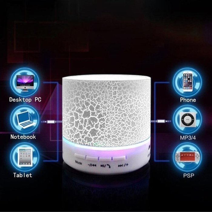 niceEshop(TM) Mini Portable Bluetooth Speaker, Superb Stereo Sound , Enhanced Bass, Long Range Wireless Speaker... N21