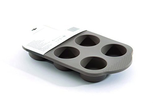 BergHOFF Studio Silicone 6 Cup Cake Mold, Natural N3