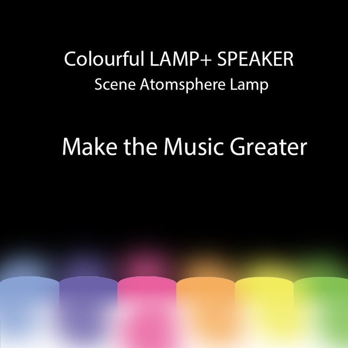 BONAOK Smart Wireless Bluetooth Speaker APP control 16 Million Colorful LED Light for Android & IOS Smartphone... N9