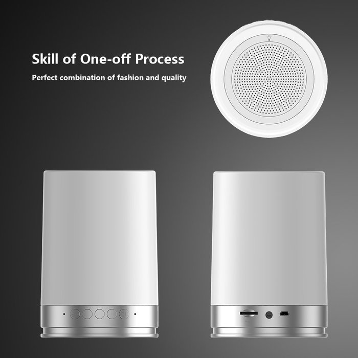 BONAOK Smart Wireless Bluetooth Speaker APP control 16 Million Colorful LED Light for Android & IOS Smartphone... N15