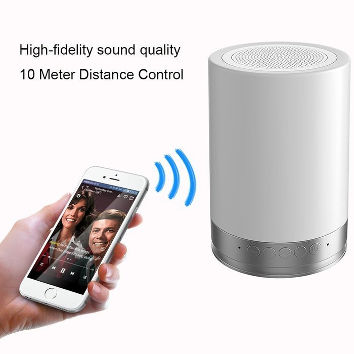 BONAOK Smart Wireless Bluetooth Speaker APP control 16 Million Colorful LED Light for Android & IOS Smartphone... N16