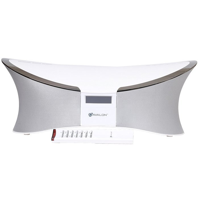 Avalon 2.1CH Bluetooth Speaker Sound System with AUX and FM Radio, Red N24