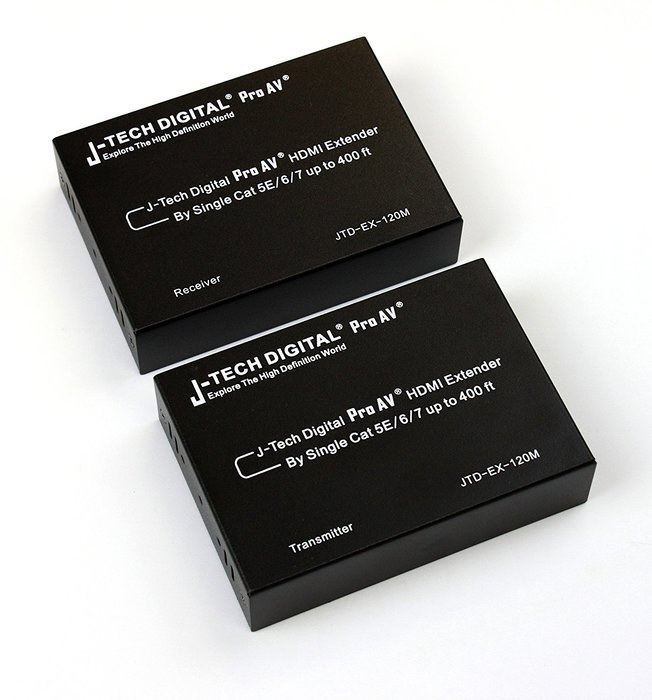 J-Tech Digital Hdmi Extender By Single Cat 5E/6/7 (The Latest & The Best) Ver 1.3 Certified For Full Hd 1080P N9
