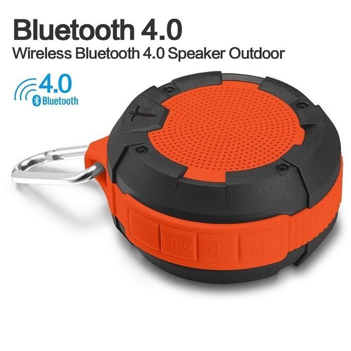 Hcman AbramTek M1 Portable Bluetooth 4.0 Hi-Fi Stereo Speaker,ABS Surface Portable Wireless Waterproof Outdoor... N8
