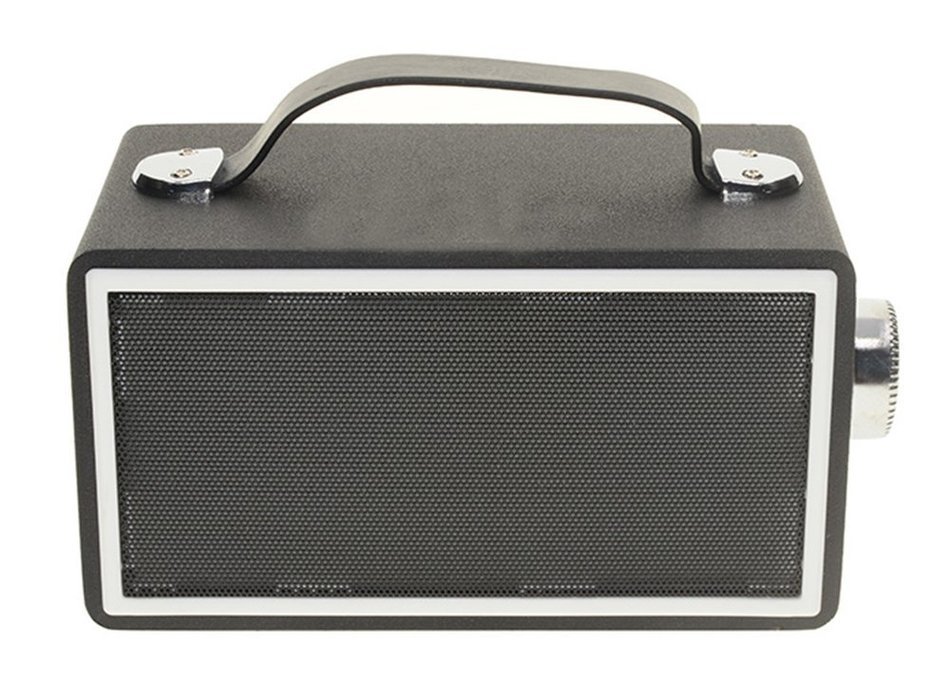 Deli Wooden Bluetooth Speaker - USB 2.0 Power MP3 Format with FM Radio/LED and Support TF Card Innert Rechargeable... N2