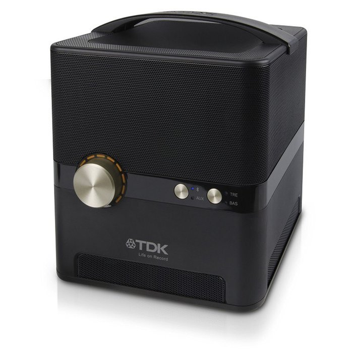 TDK A360 Bluetooth Wireless Sound Cube Portable Speaker - Black N2