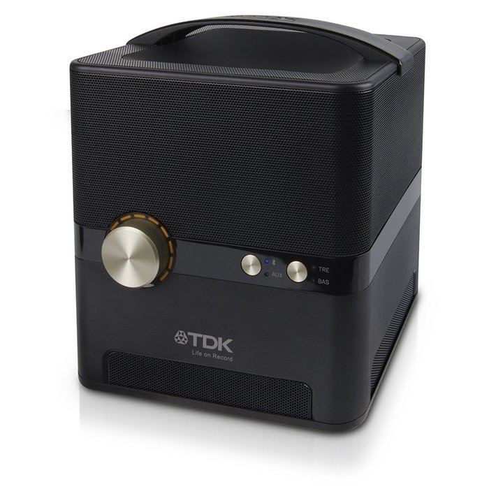 TDK A360 Bluetooth Wireless Sound Cube Portable Speaker - Black N4