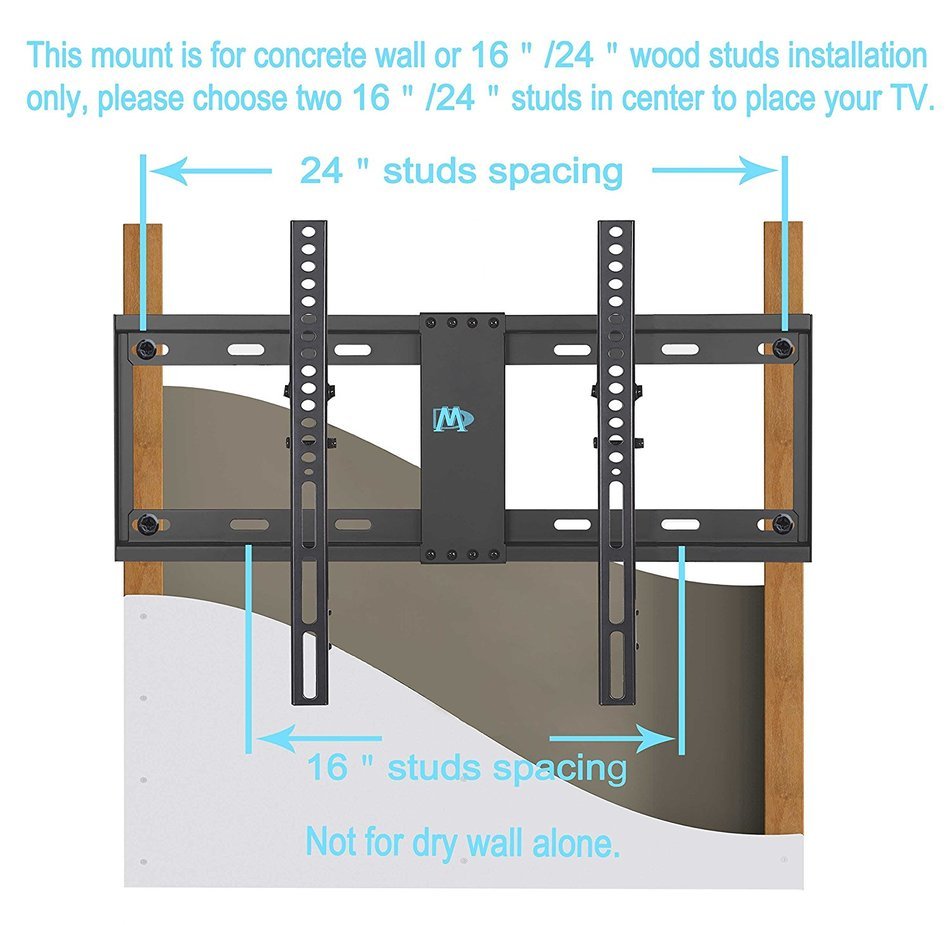 Mounting Dream MD2268-LK TV Wall Mount Tilting Bracket for Most 42-70 Inch LED, LCD and Plasma TVs up to VESA... N6
