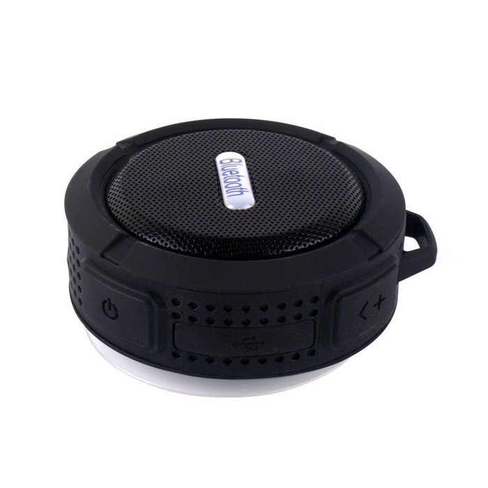 Hannuo Mini Wireless Portable Bluetooth Speaker Stereo Bass IP65 Hands-free Soundbox (Black)