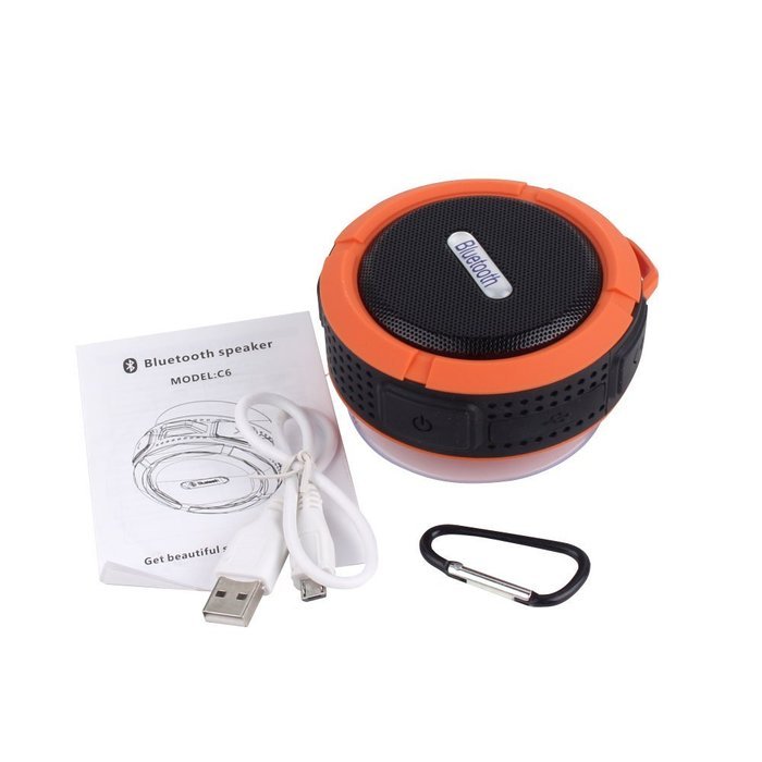 Hannuo Mini Wireless Portable Bluetooth Speaker Stereo Bass IP65 Hands-free Soundbox (Black) N10