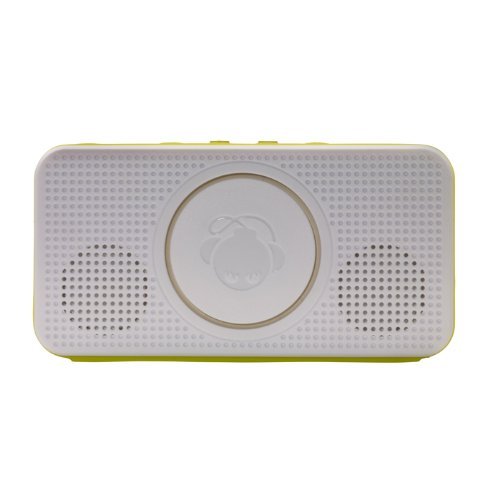 Boomphones Bluetooth Pocket Speaker for iPhones/Android (White/Yellow) N3