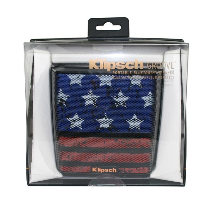 Klipsch Groove Limited Edition Loud and Proud Portable Bluetooth Speaker (Americana) and AudioTechnica ATH-ANC33iS... N5