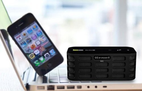 Soundsoul(TM) Stereo Bluetooth Speaker - Black- 20hrs Playtime, 15mtr Bt Range and Enhanced Bass (2014, black) N2