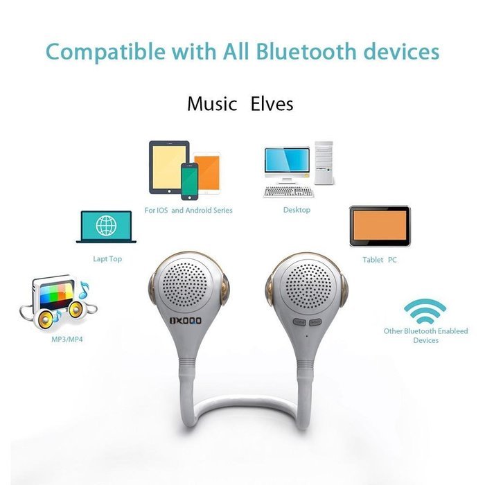 OXOQO Ultra-Portable Wireless Bluetooth Speaker, Stereo Speaker for Indoor/Outdoor, Black N10