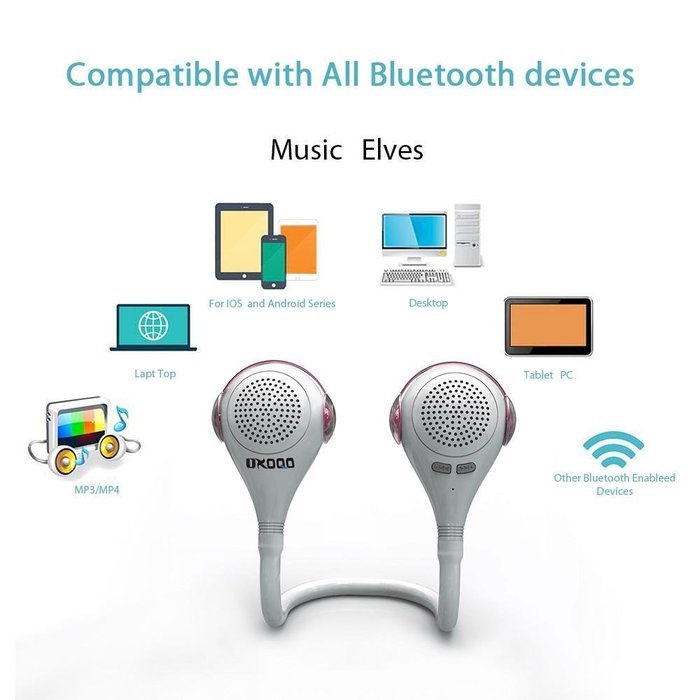OXOQO Ultra-Portable Wireless Bluetooth Speaker, Stereo Speaker for Indoor/Outdoor, Black N17
