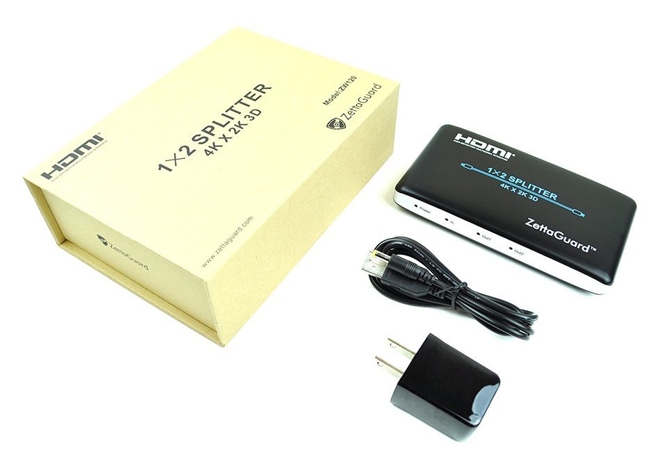 Zettaguard 4K x 2K 4 Port 4 x 1 HDMI Switch with PIP and IR Wireless Remote Control, HDMI Switcher Hub Port Switches... N12