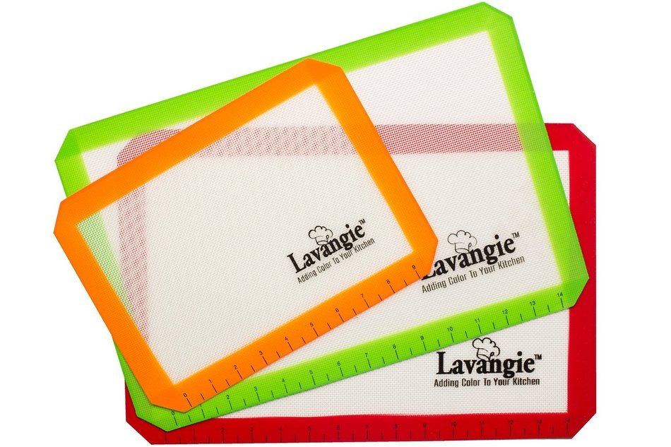Silicone Baking Mat Set - Professional Heat-Resistant Non Stick Mats & Liners for Cookie Sheets by Lavangie&trade; (...