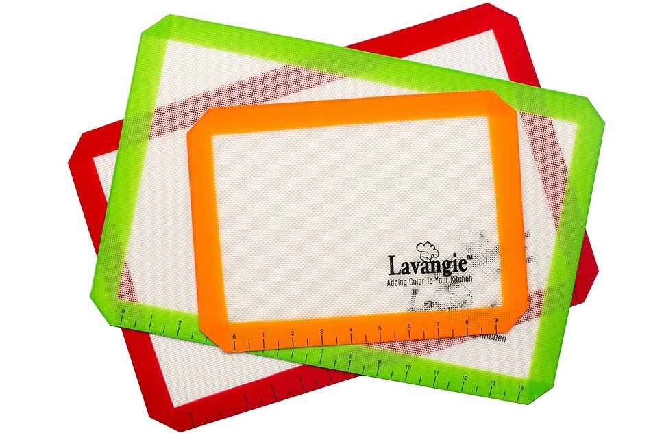 Silicone Baking Mat Set - Professional Heat-Resistant Non Stick Mats & Liners for Cookie Sheets by Lavangie&trade; (... N6