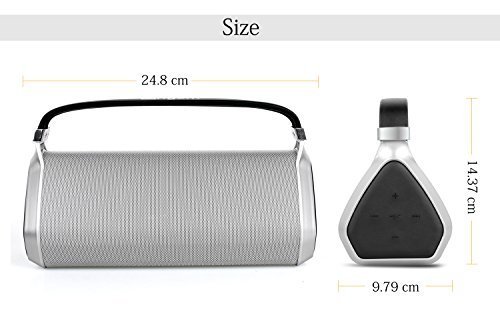 Portable Speakers, Origem Ultra-Portable Wireless Stereo Surround Sound Subwoofer DSP Bluetooth Speaker with Grab-and-Go... N2