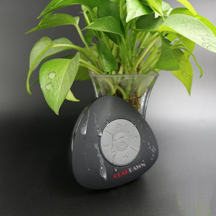 Bluetooth Shower Speaker - GearDawn Water Resistant Wireless Outdoor Bluetooth Speaker, Handsfree Portable speaker...