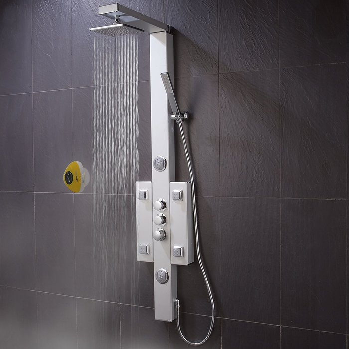 Bluetooth Shower Speaker - GearDawn Water Resistant Wireless Outdoor Bluetooth Speaker, Handsfree Portable speaker... N8