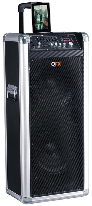 QFX PBX-3110BT Portable Battery Powered Bluetooth Speaker - Black