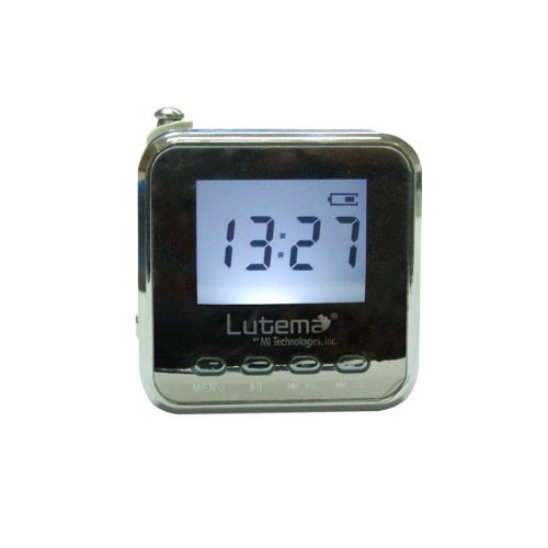 Lutema WaveCube Aqua Portable Digital Speaker w/FM Radio - Green N2