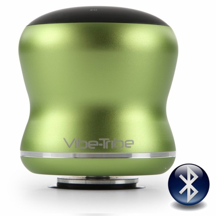 Vibe-Tribe Mamba Lime Green: 18Watt Bluetooth Vibration Speaker - Touch Panel - Hands Free Calls - Daisy Chain