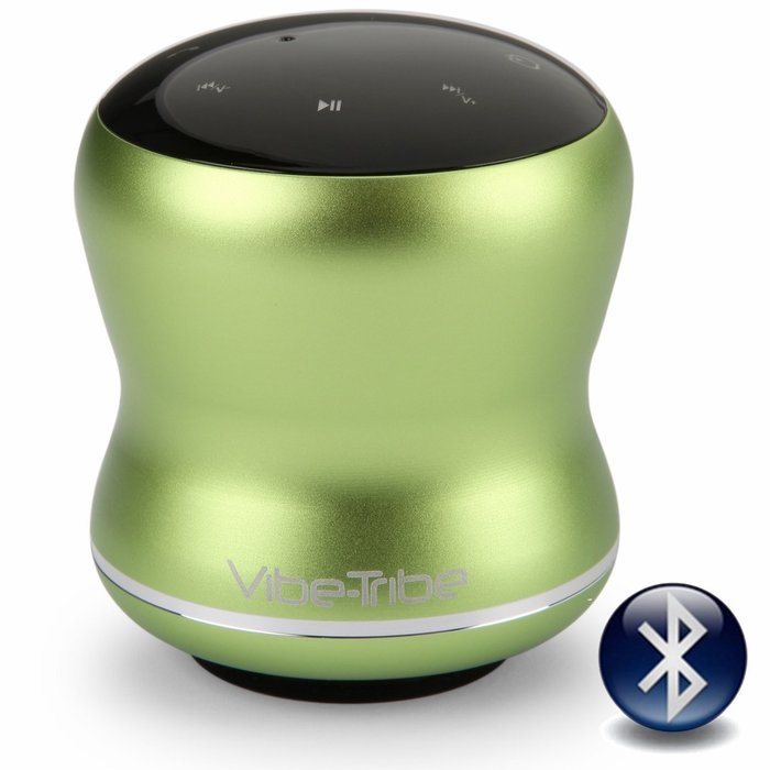 Vibe-Tribe Mamba Lime Green: 18Watt Bluetooth Vibration Speaker - Touch Panel - Hands Free Calls - Daisy Chain N2