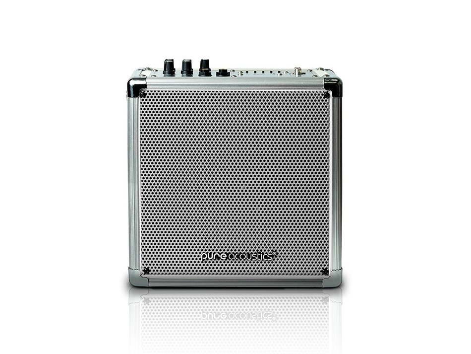 Pure Acoustics Wireless Portable Bluetooth PA Speaker System with Built-in Rechargeable Battery - Includes Wireless... N12