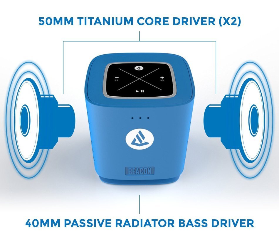 Beacon Phoenix 2 Bluetooth Speaker Beacon Blue N4