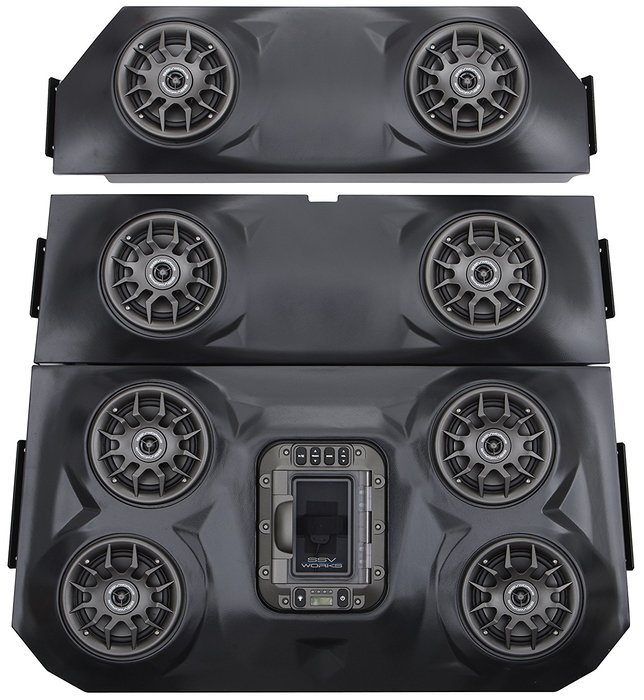 SSV Works WP-RZF3O+2R Rear Half add on Speaker System, Plugs directly into WP-RZF3O4 BLUETOOTH Overhead Stereo... N5