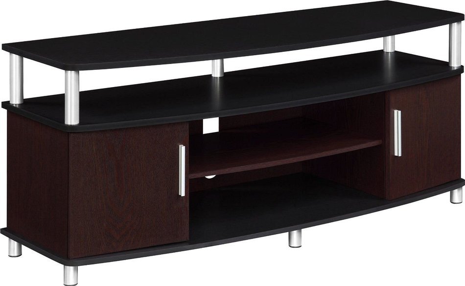 Altra Carson 50" TV Stand, Cherry/Black