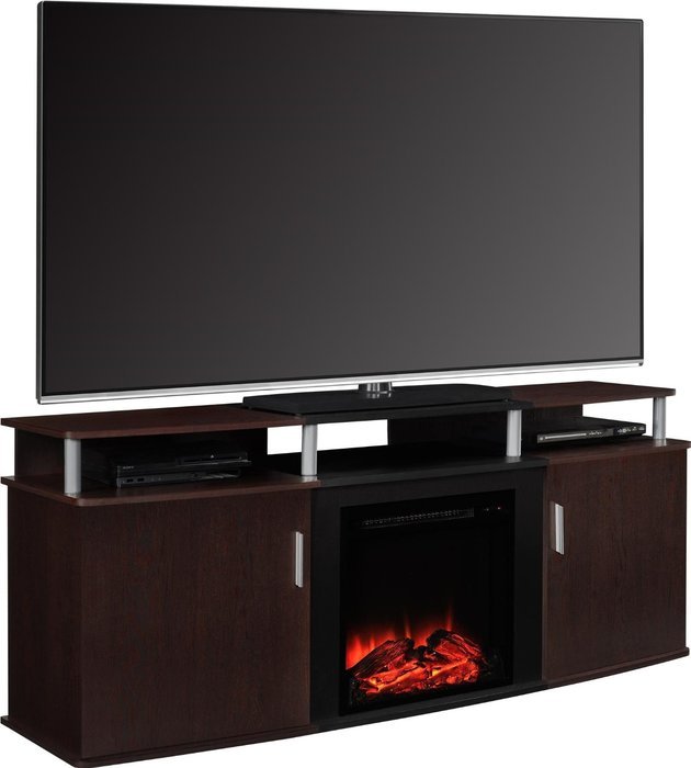 Altra Carson 50" TV Stand, Cherry/Black N4