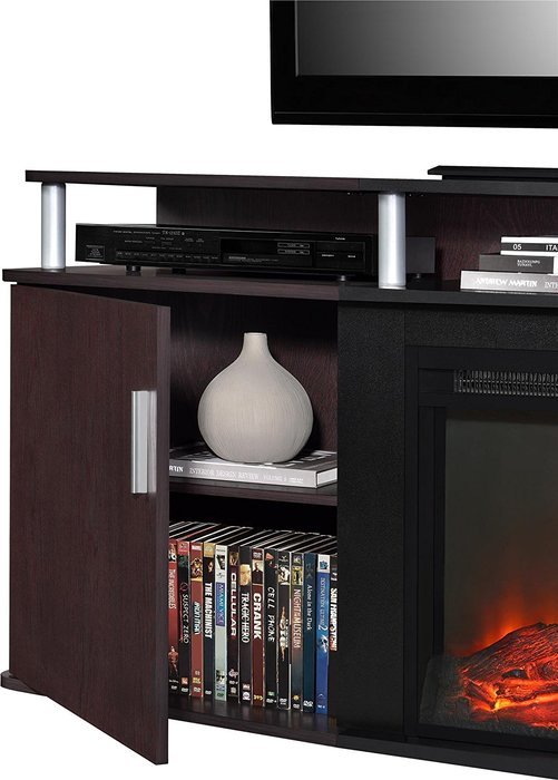 Altra Carson 50" TV Stand, Cherry/Black N9
