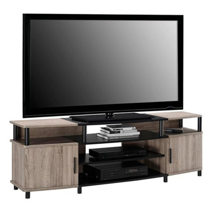 Altra Carson 50" TV Stand, Cherry/Black N14