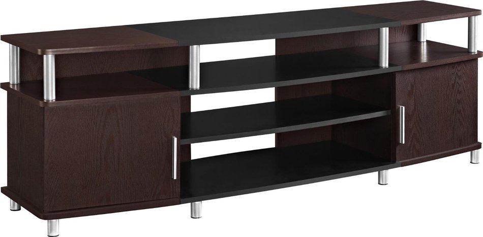 Altra Carson 50" TV Stand, Cherry/Black N19