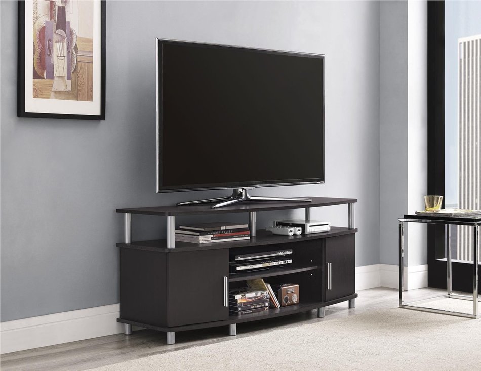 Altra Carson 50" TV Stand, Cherry/Black N29