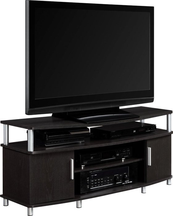 Altra Carson 50" TV Stand, Cherry/Black N30