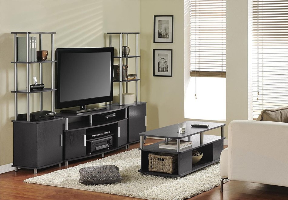 Altra Carson 50" TV Stand, Cherry/Black N33
