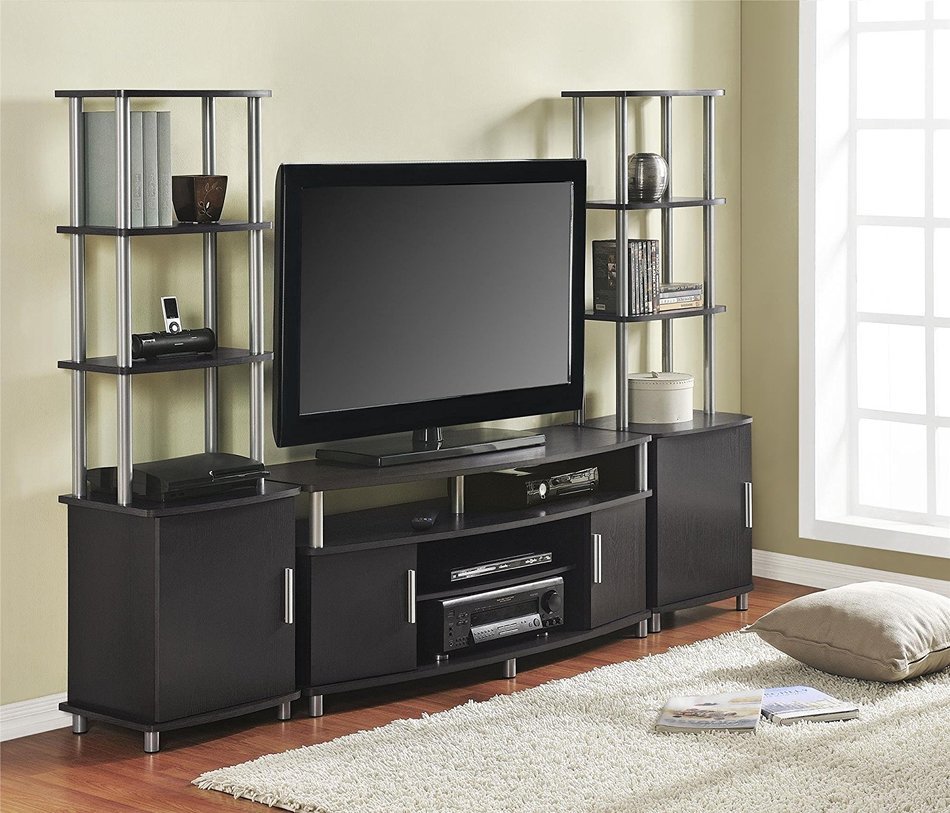 Altra Carson 50" TV Stand, Cherry/Black N35