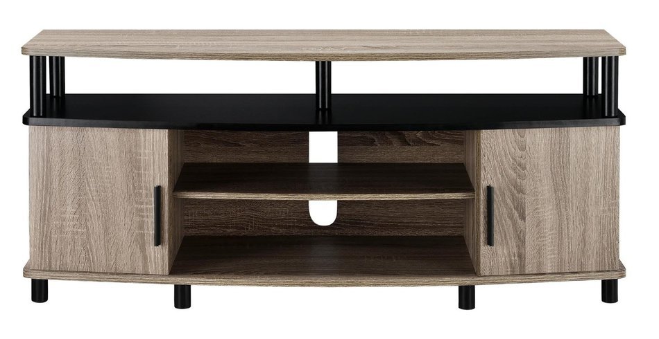 Altra Carson 50" TV Stand, Cherry/Black N37