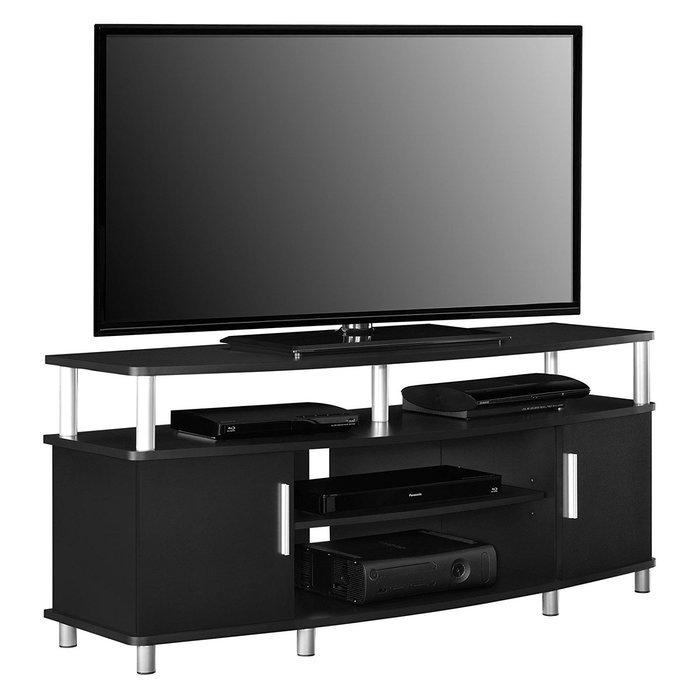 Altra Carson 50" TV Stand, Cherry/Black N44