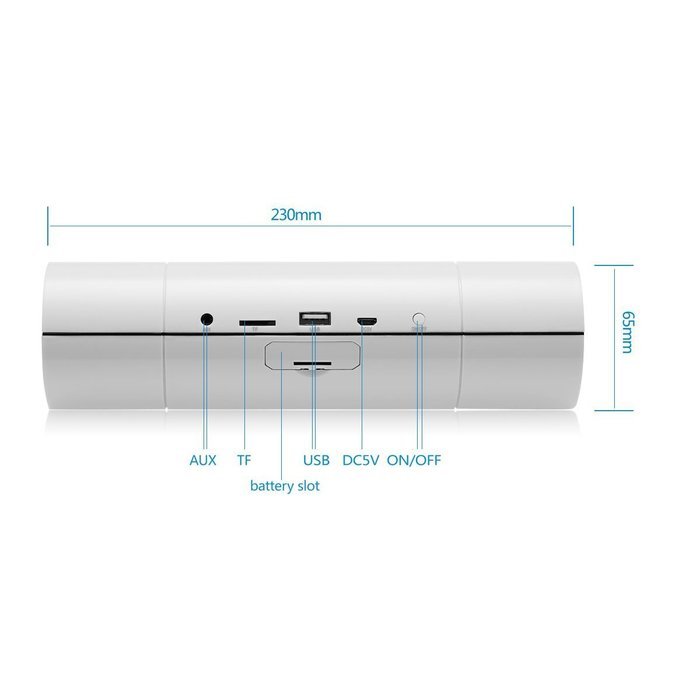 GJT&reg;Bluetooth 4.0 Portable Wireless Stereo Speaker,Speakerphone Ultra Bass Speaker,NFC,AUX for iPhone,iPad,Samsung... N13