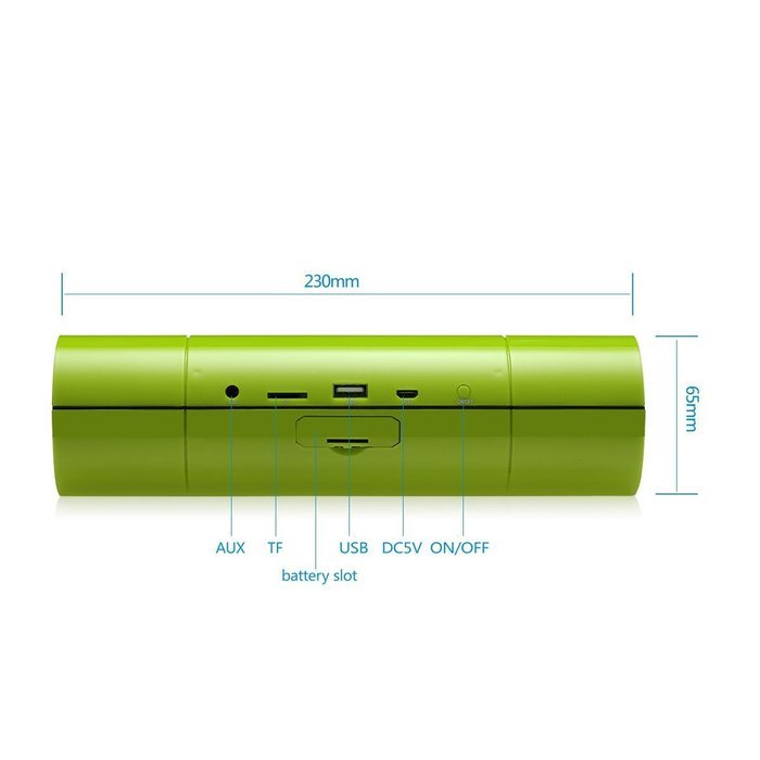 GJT&reg;Bluetooth 4.0 Portable Wireless Stereo Speaker,Speakerphone Ultra Bass Speaker,NFC,AUX for iPhone,iPad,Samsung... N20