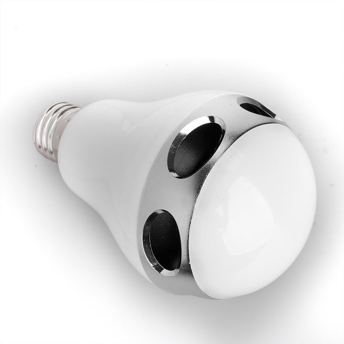 IMAGE New Bluetooth Connection Music Audio Speaker LED Color Light Bulb N6