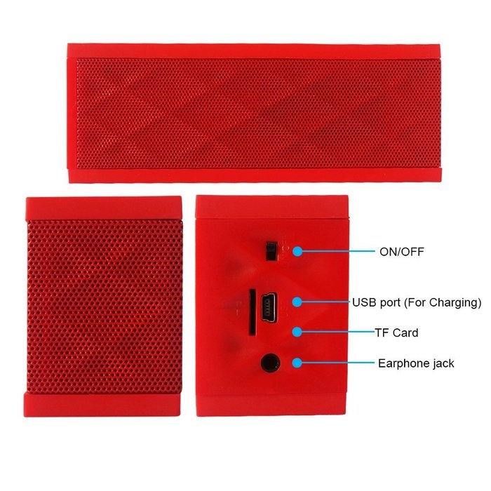 Yuntab Magicbox Wireless Mini Bluetooth Speaker With 2 Powerful Built-in Speakers Support TF Cards Works for bluetooth... N7