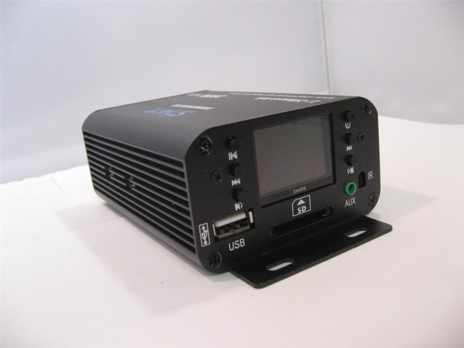 Shark Motorcycle Audio Shkshr7170bt-black 250w 2 Speakers Plus Fm Radio with 2 Remotes (Wired/wireless) Sd AUX... N3