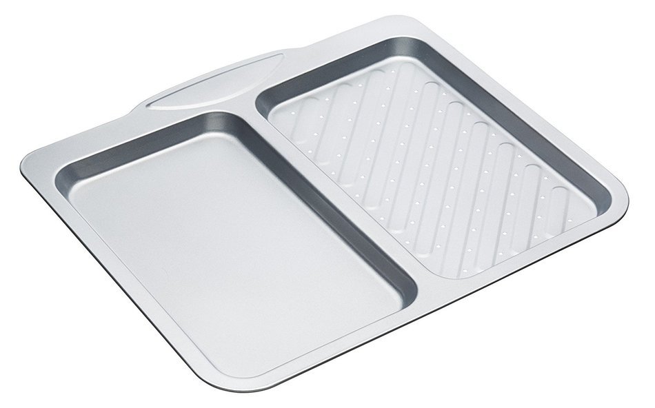 40 x 35.5 x 2cm Non-stick Twin Section Baking Tray